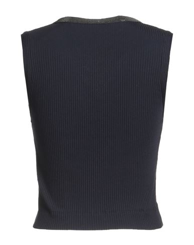 Woman Sweater Midnight blue Size 3XL Cotton, Elastane, Acetate, Polyester