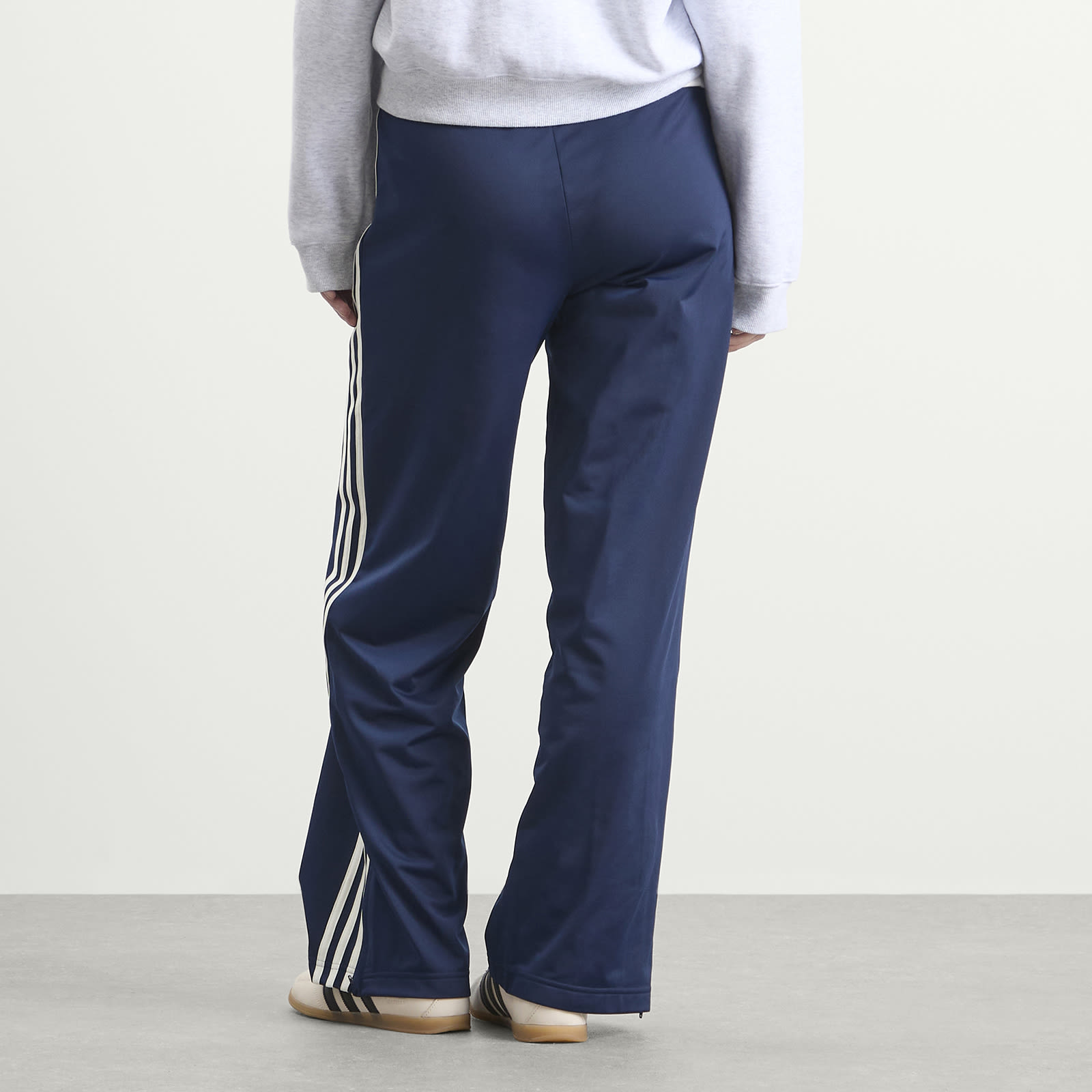 Women's Firebird Loose Track Pant in Night Indigo/Off White