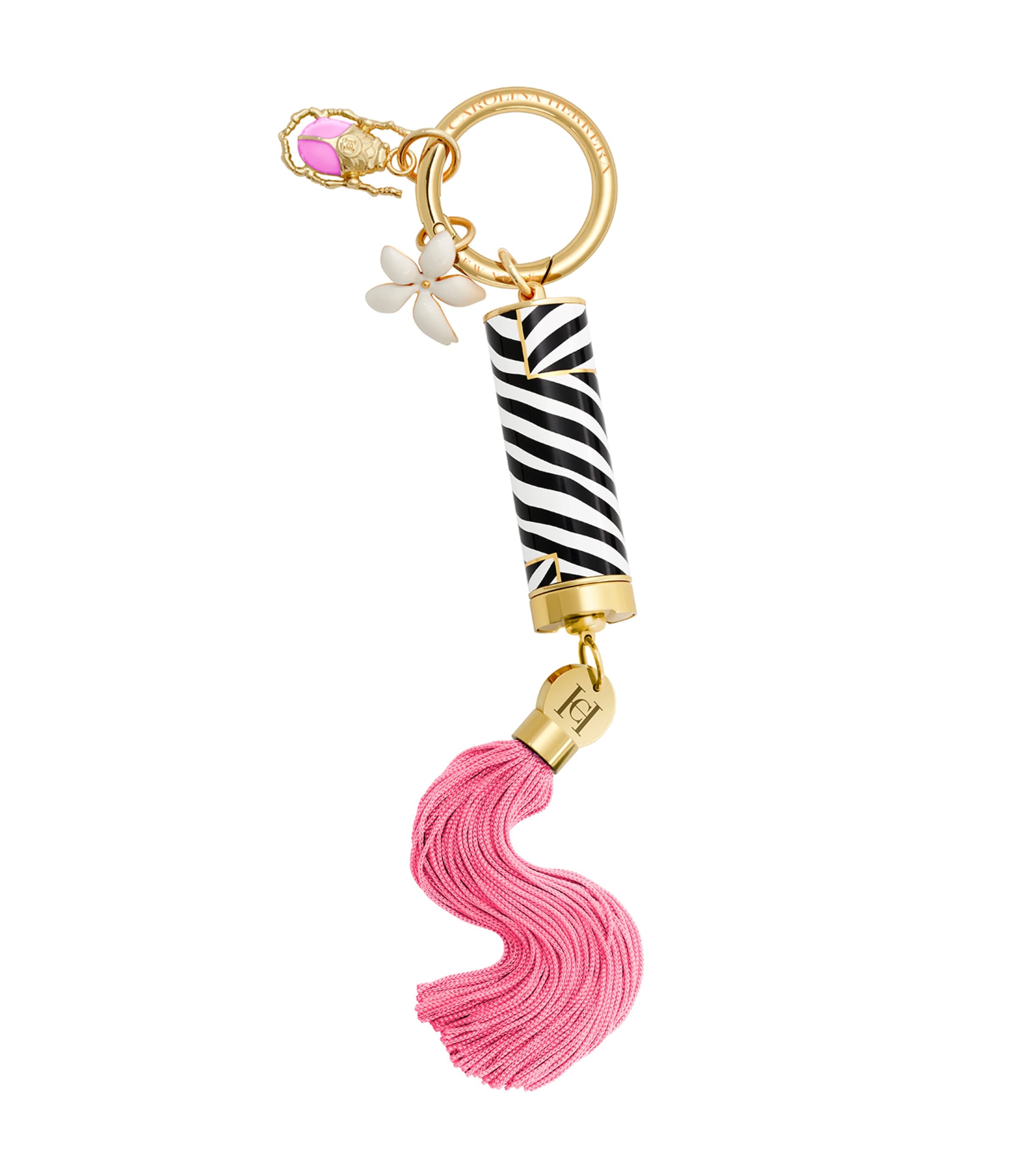 Herrera Lipstick Case Tassel Charm