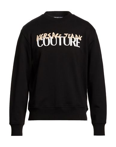 Man Sweatshirt Black Size XS Cotton