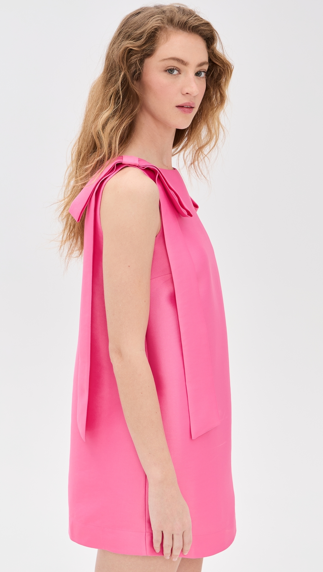 ALIGNE Fern Bow Tie Mini Dress Pink