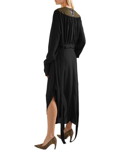 Woman Midi dress Black Size 0 Viscose, Elastane, Polyester, Acetate, Polyurethane