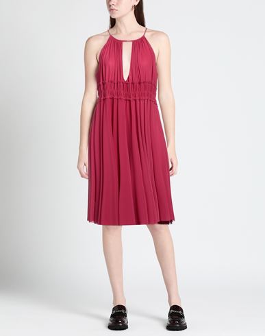 Woman Midi dress Fuchsia Size 10 Polyester