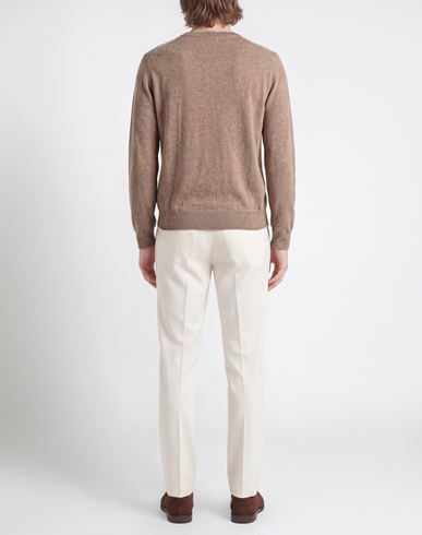 Man Sweater Sand Size 38 Cashmere