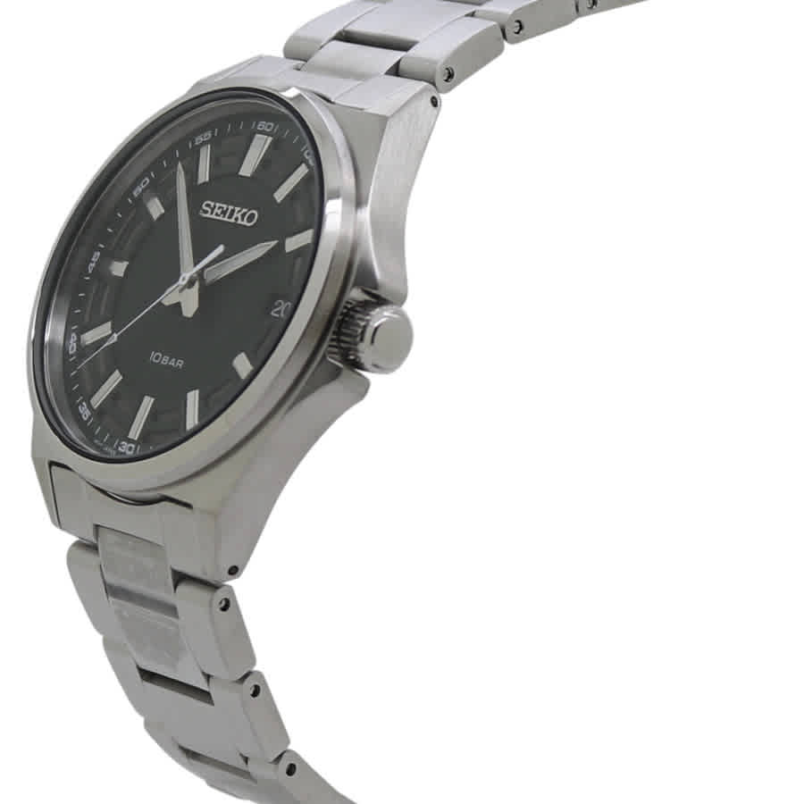 Quartz Green Dial Stainless Steel Mens Watch SUR503P1