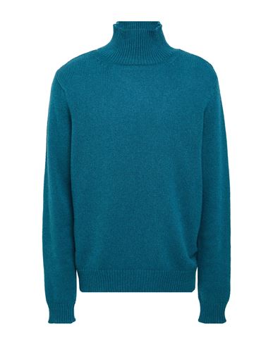 Man Turtleneck Deep teal Size 36 Cashmere