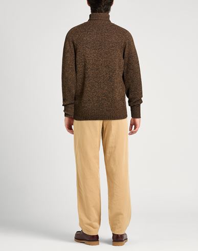 Man Turtleneck Camel Size 36 Lambswool