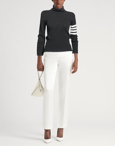 Woman Turtleneck Charcoal Size 0 Cashmere