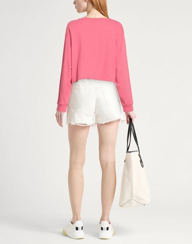 Woman Sweatshirt Coral Size XS Cotton