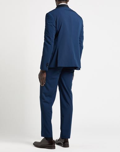 Man Suit Navy Size 34 Polyester, Viscose, Elastane