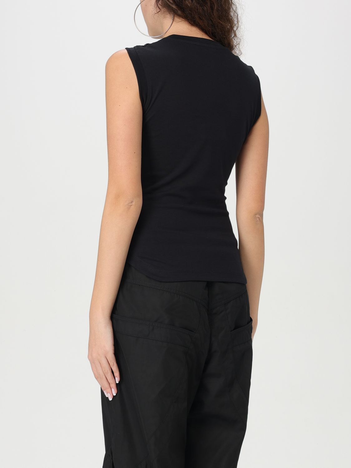 Top Woman color Black
