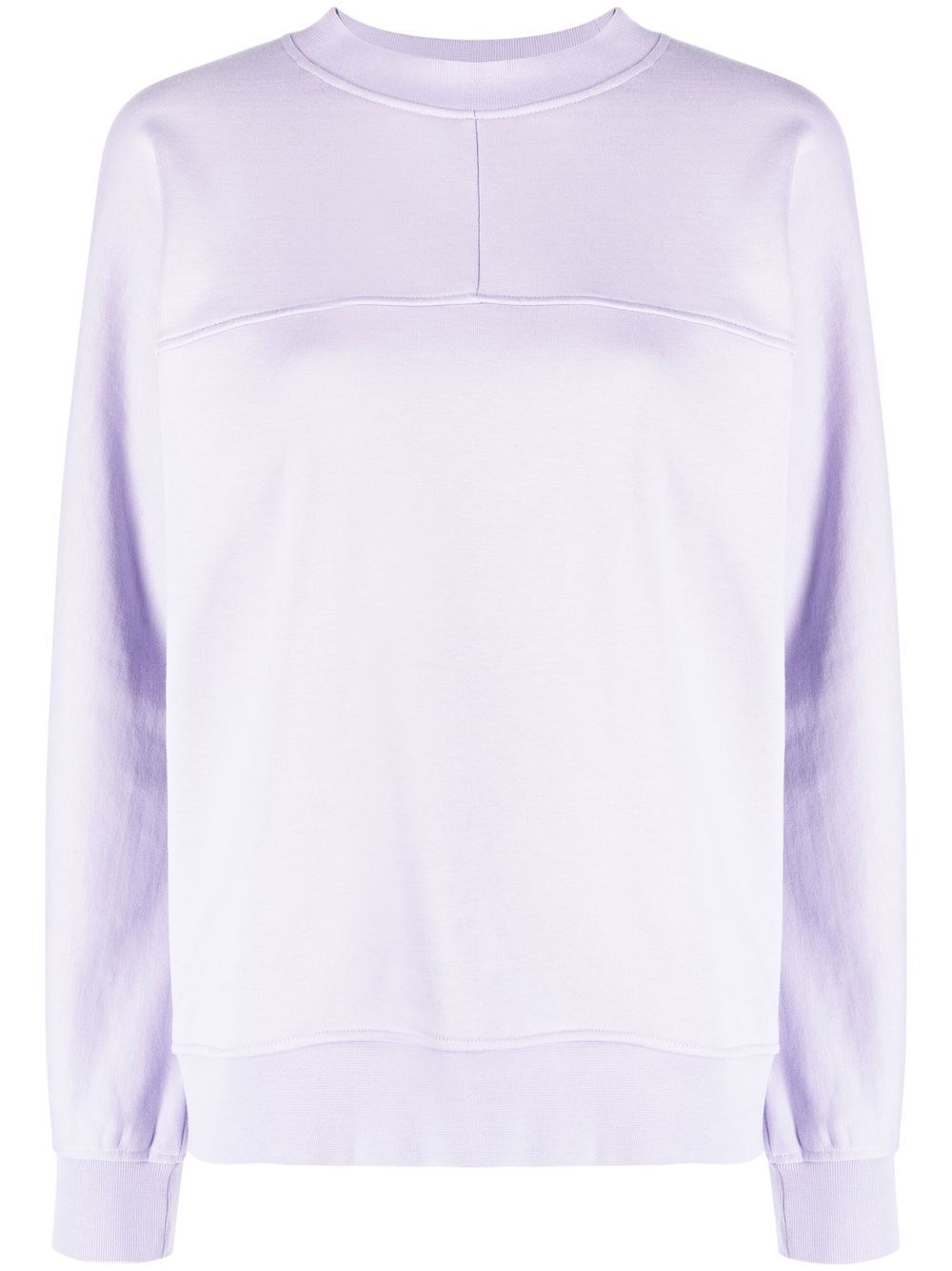 Logo-print crew neck sweatshirt - Purple