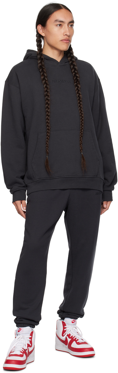 Black Air Jordan Wordmark Hoodie