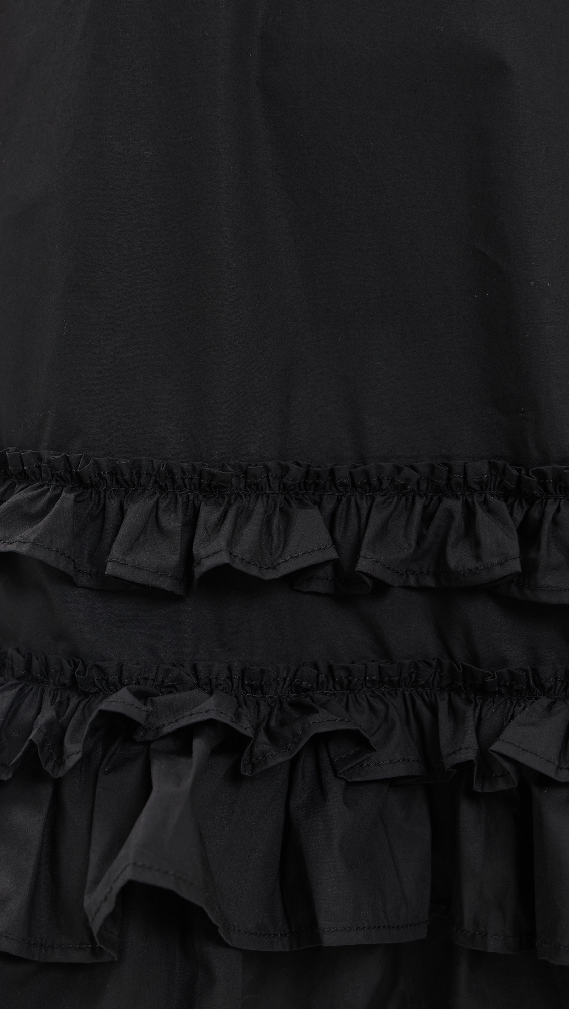 U Neck Mini Dress Black