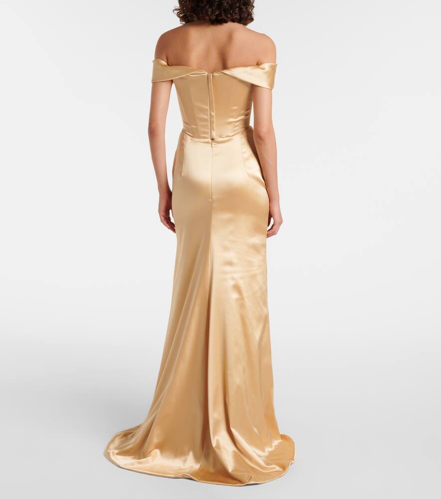 Vivienne Westwood Nova Cora satin corset gown