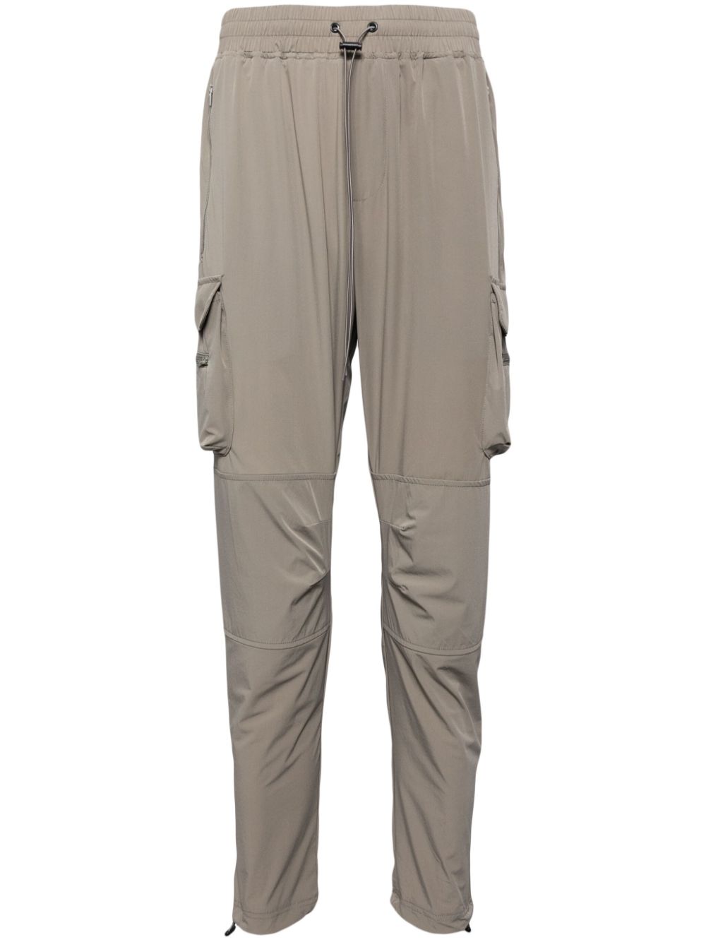 Straight-leg cargo pants - Brown