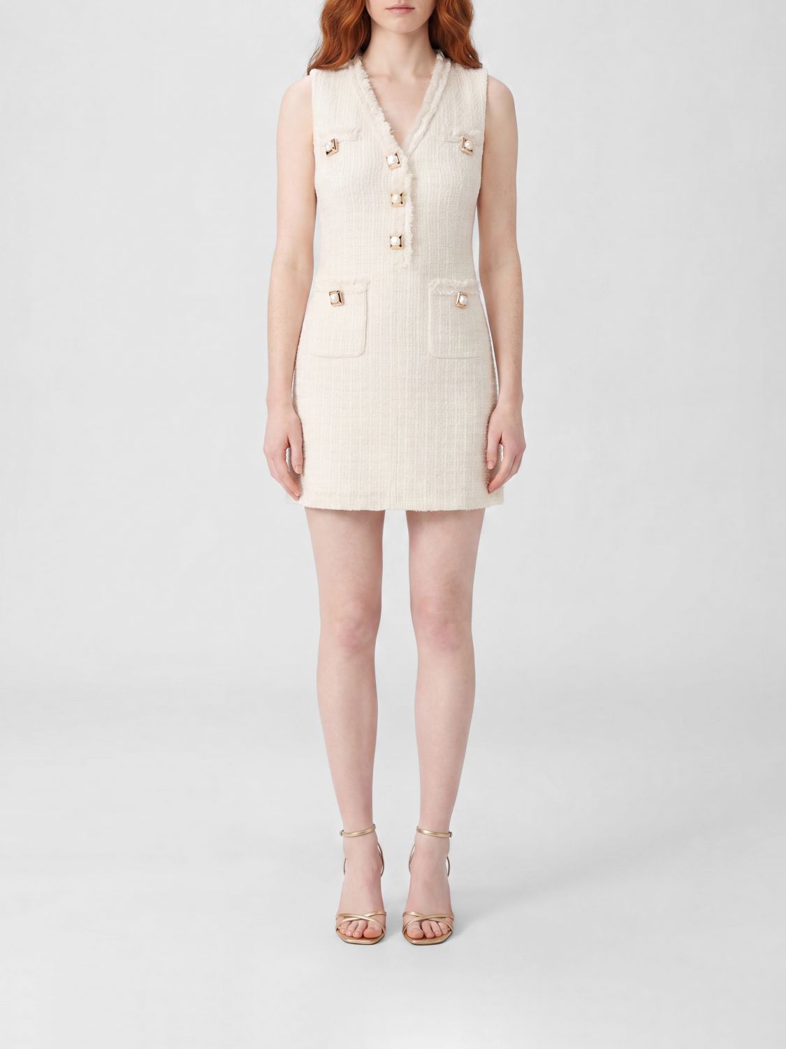 Dress Woman color Cream