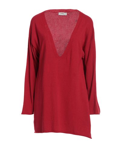Alpha Studio Woman Sweater Red Size ONESIZE Recycled wool, Viscose, Polyamide, Cashmere