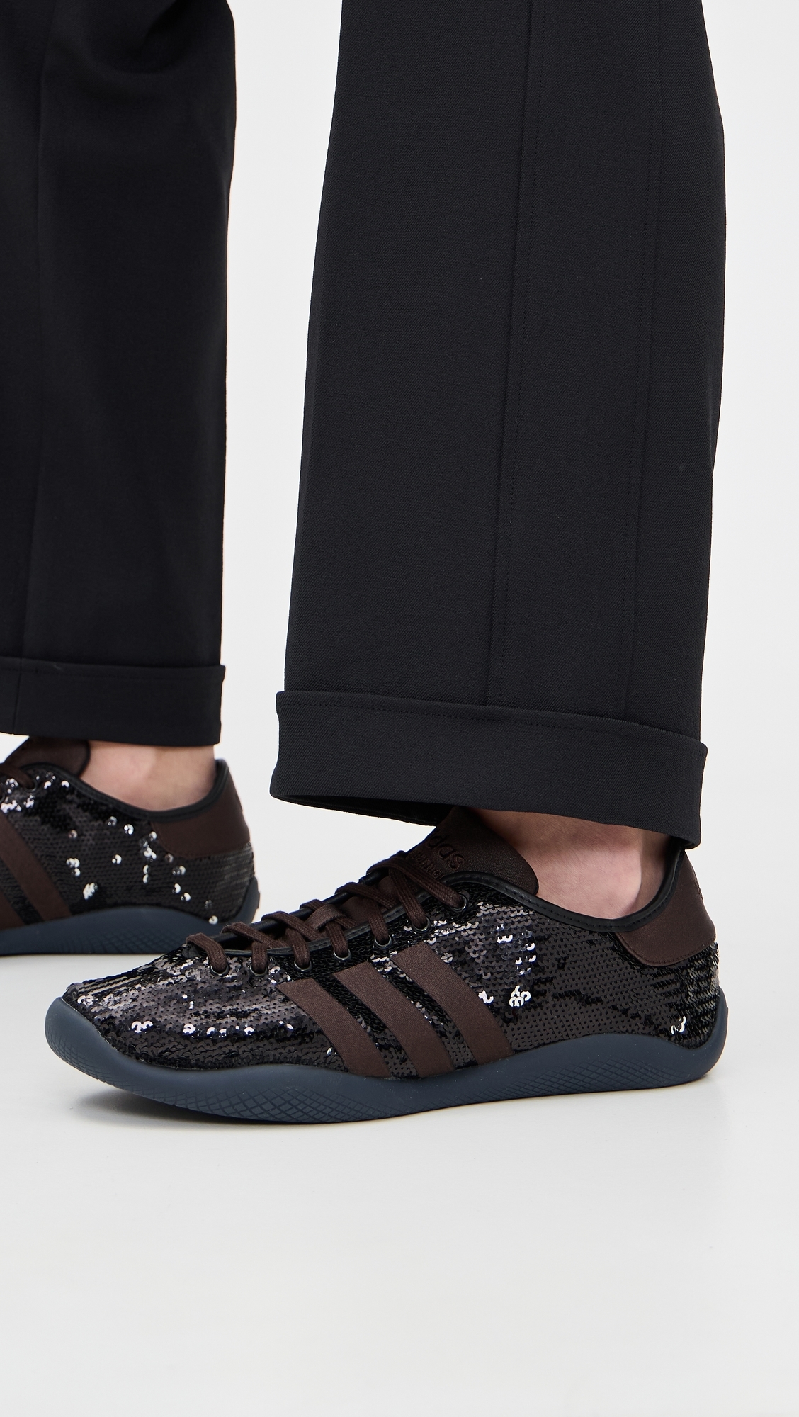 X Wales Bonner Lo Pro Sequin Sneakers Black W