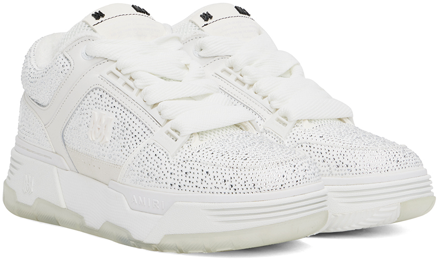 AMIRI White Crystal MA-1 Sneakers