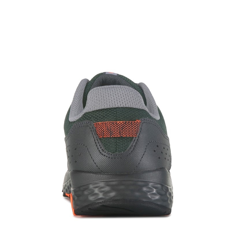New Balance Men's 410 V8 Trail Running Shoe, Black/Cayenne/Shadow Grey, 11