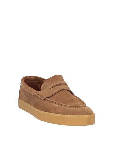 Man Loafers Camel Size 11 Leather