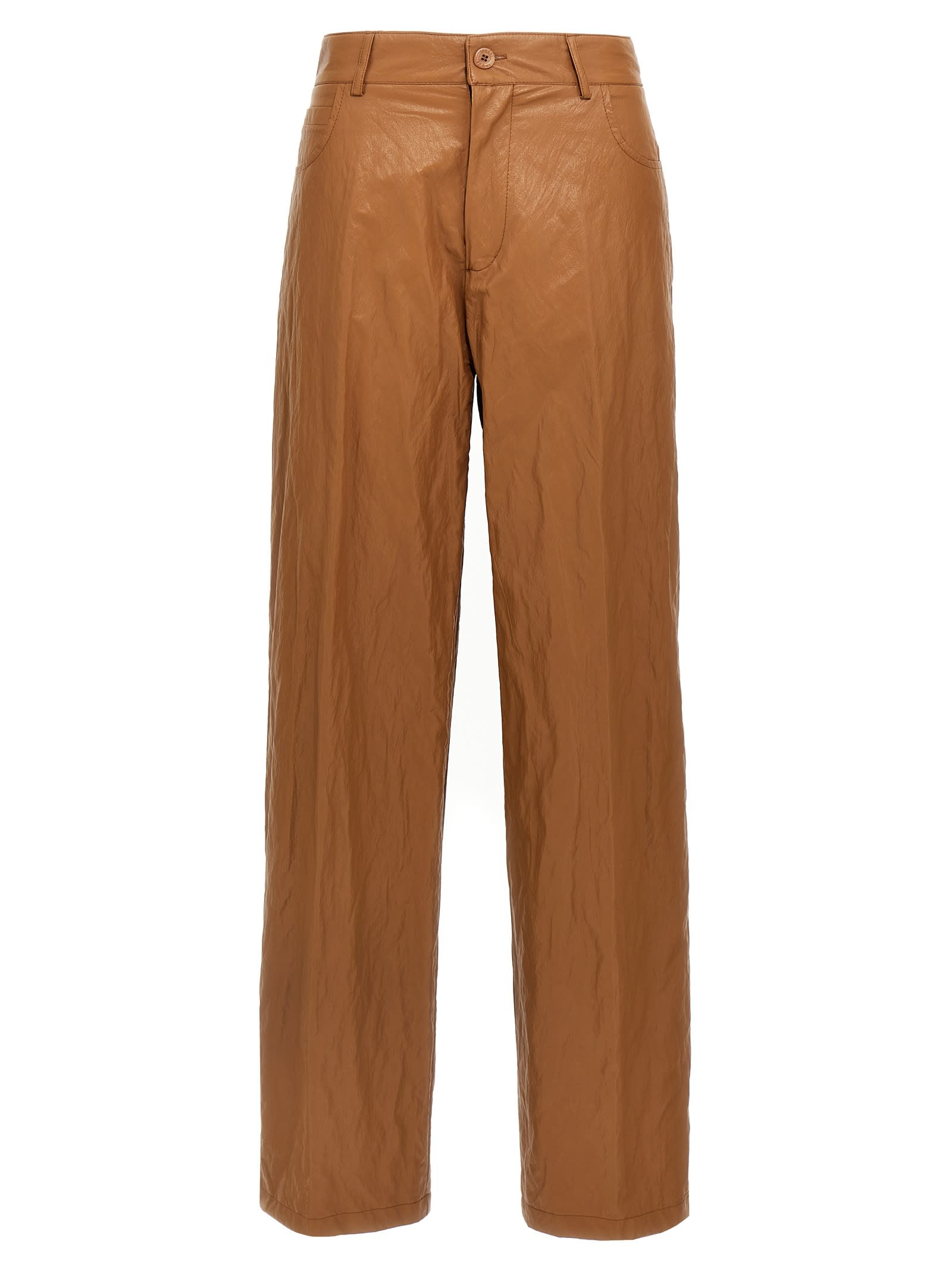 Leather-Effect Pants