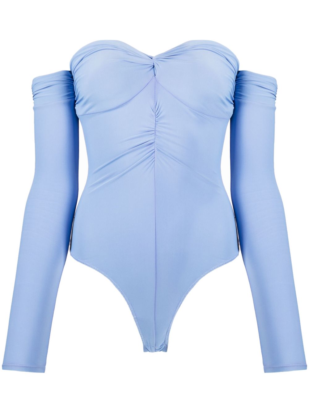 Ruched bodysuit - Blue