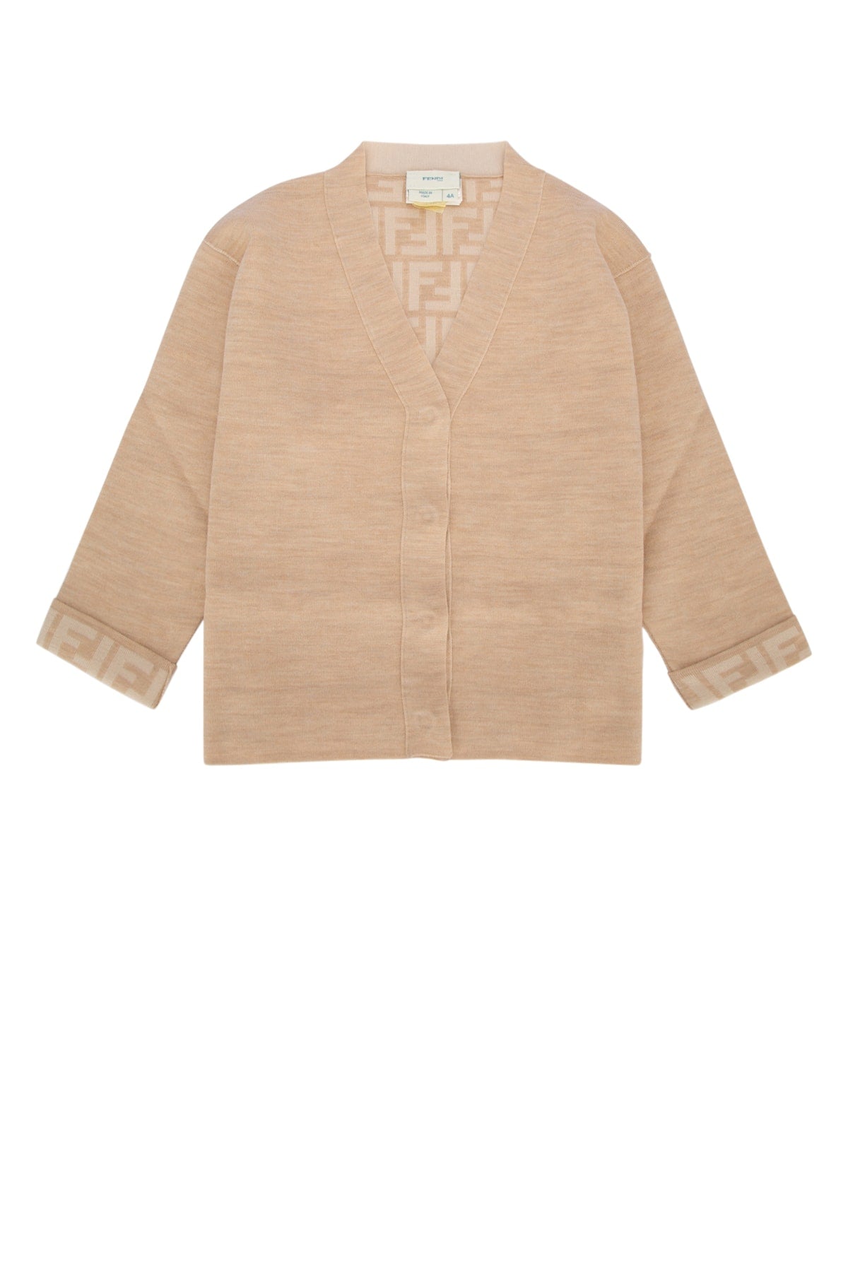 Wool Cardigan — Beige