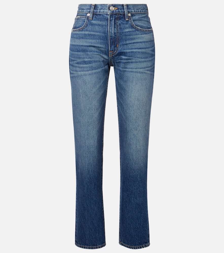 Amber mid-rise slim jeans