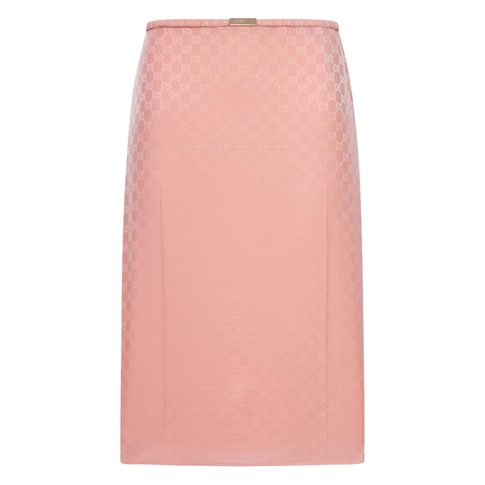 GG-jacquard Midi Skirt