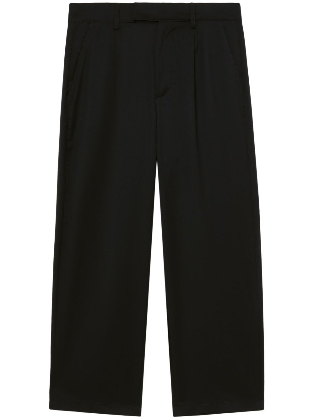Smiley-motif trousers - Blue