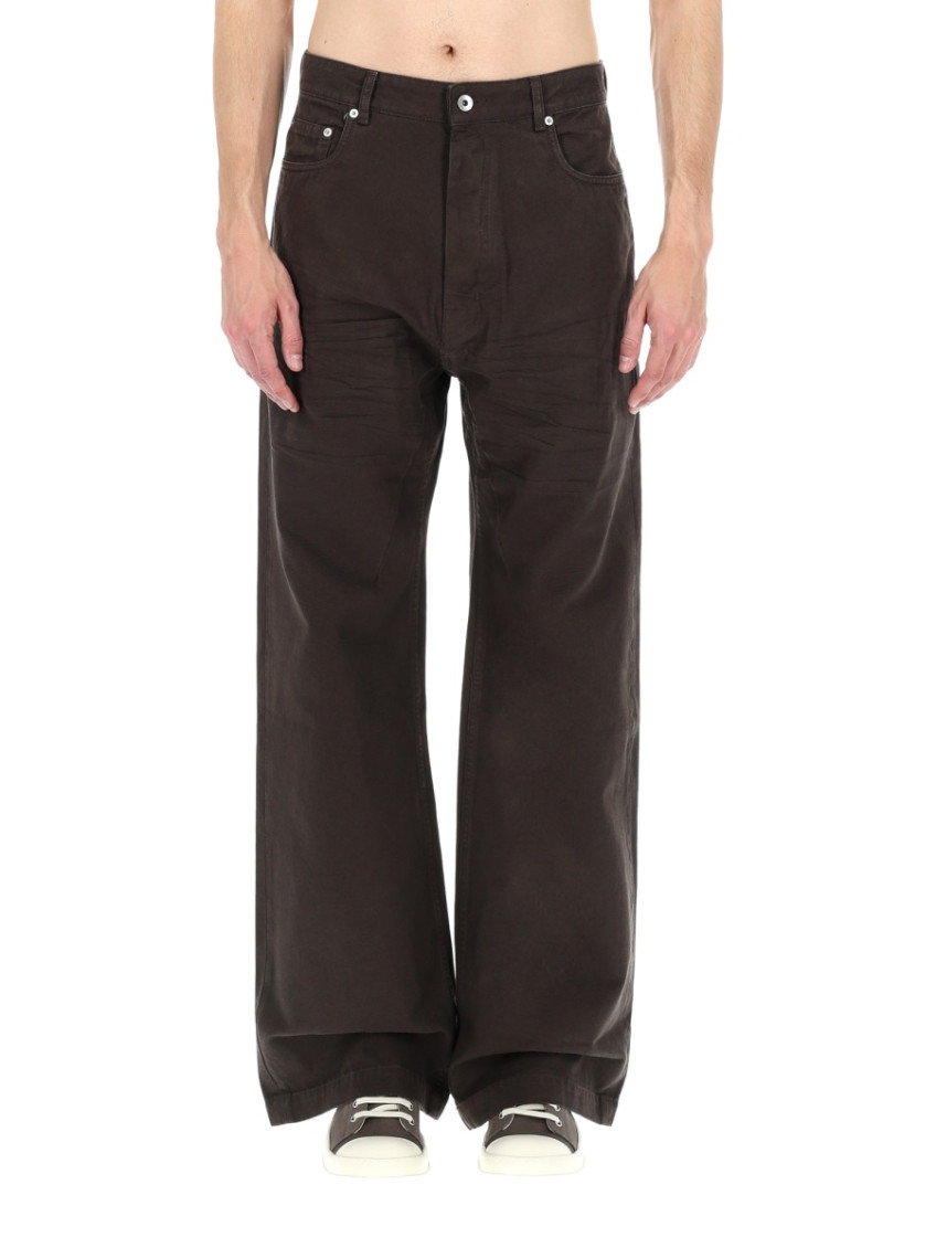 Brown Mid Rise Jeans