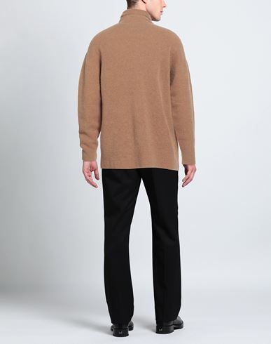 Man Turtleneck Sand Size M Alpaca wool, Wool, Polyamide, Elastane