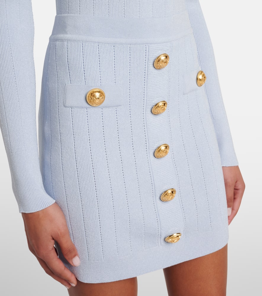 Knitted miniskirt