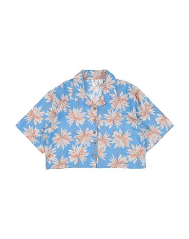 Camicia Beautiful Drama Kid Girl Shirt Sky blue Size 10 Cotton, Viscose