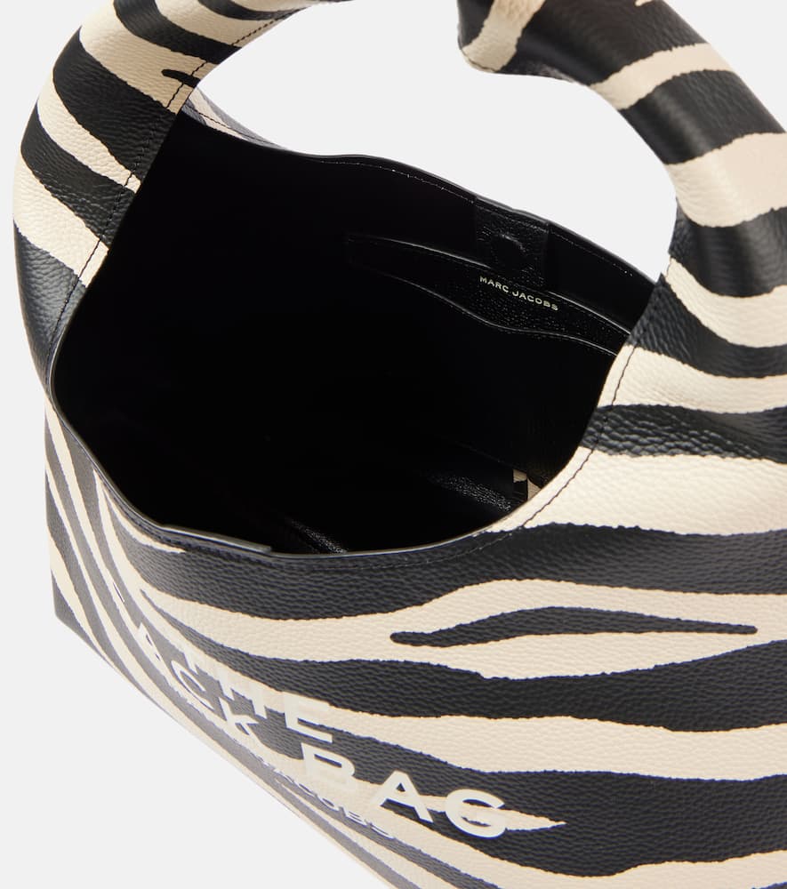 Marc Jacobs The Sack zebra-print leather shoulder bag