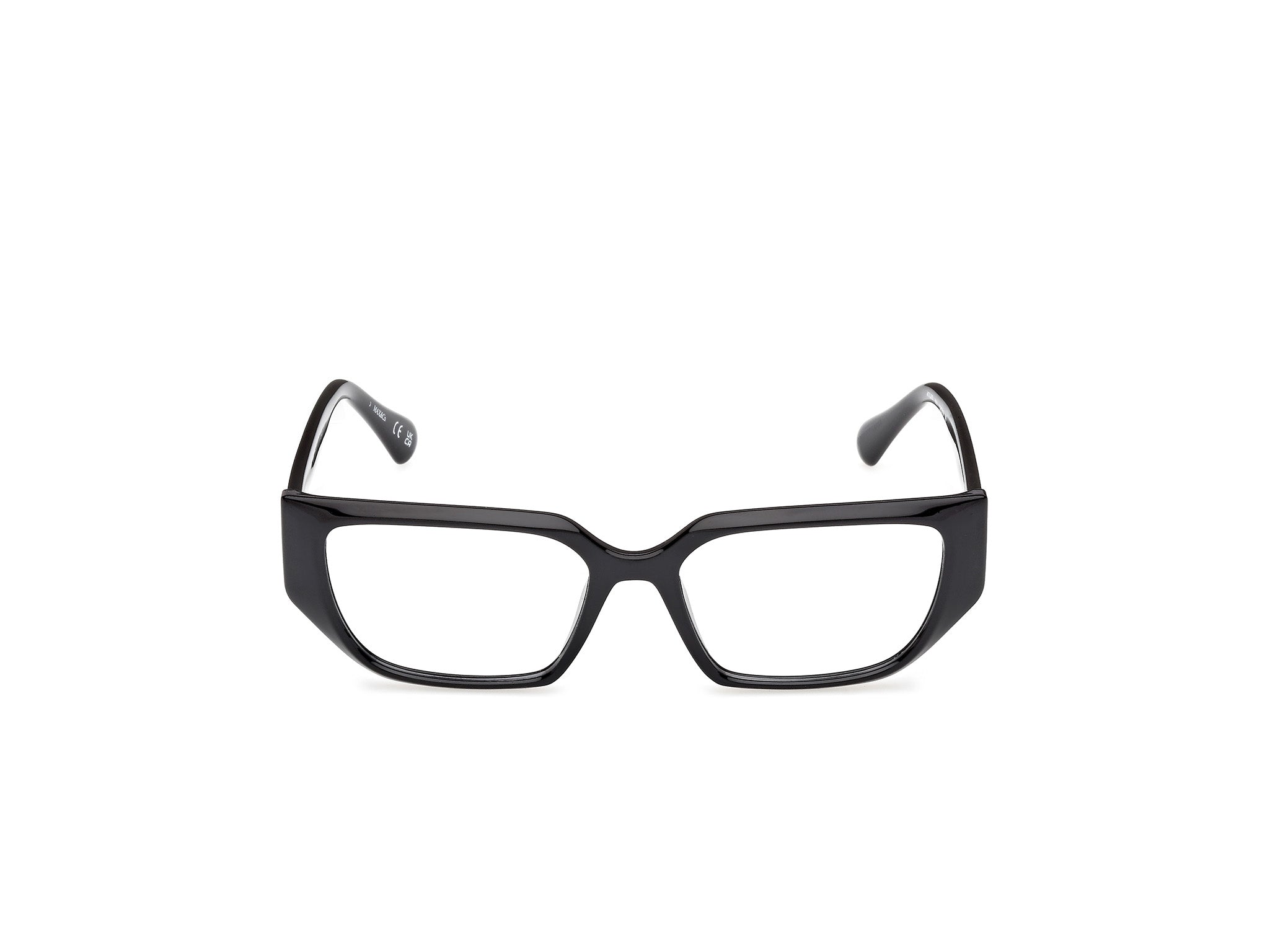 MAX&Co Mujer MAX&Co MO5207 001 Monturas ópticas Inyectado Negro Geométrico Norma
