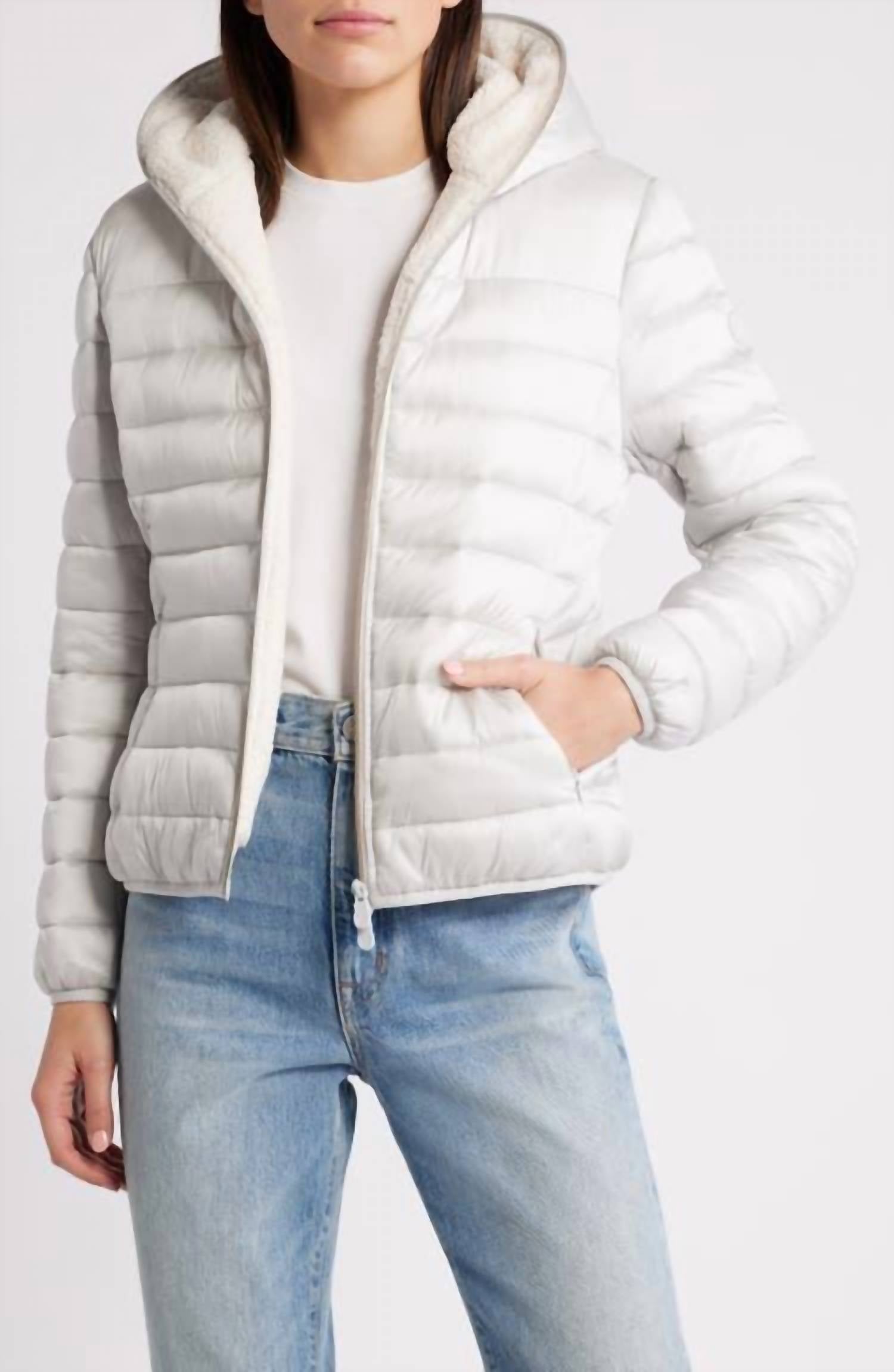 Women's Elvira Quilted Hooded Puffer Jacket In White