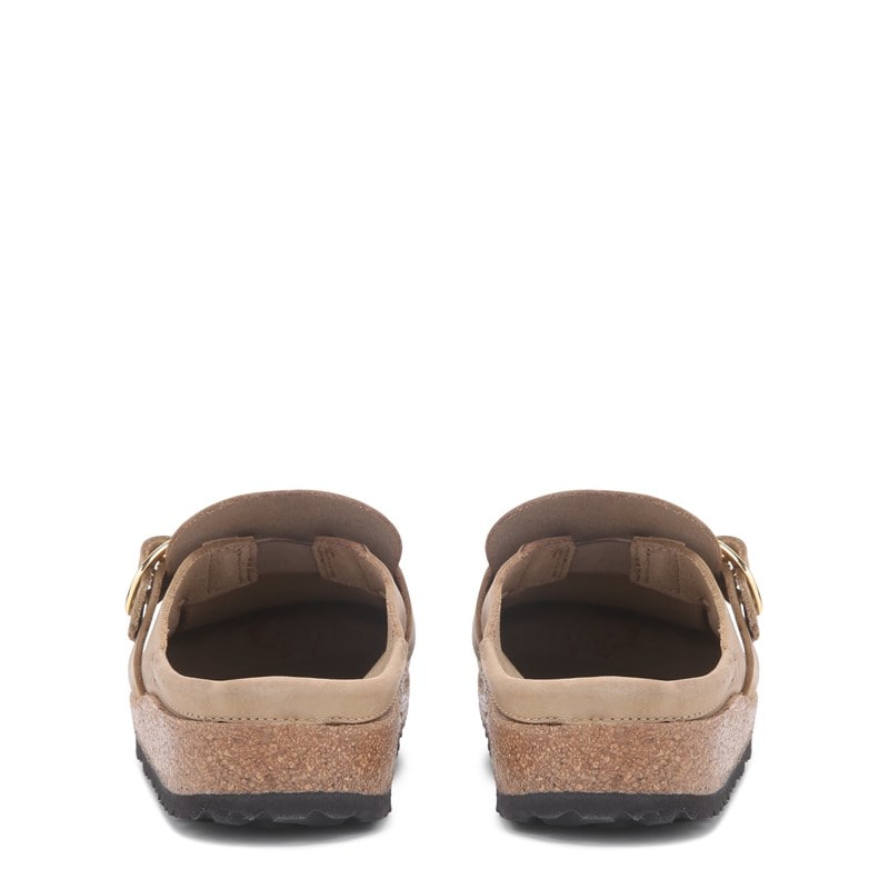Women's Buckley Soft Footbed Clog Shoes (Tobacco Oiled Leather)