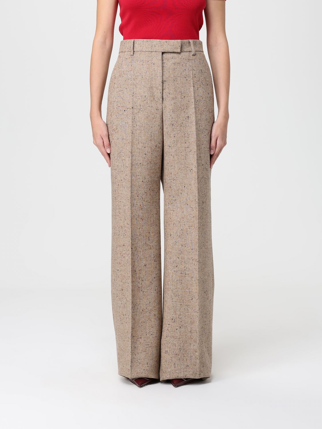 Pants Woman color Ivory