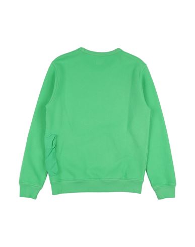 C. p. Company Undersixteen Kid Boy Sweatshirt Green Size 14 Cotton