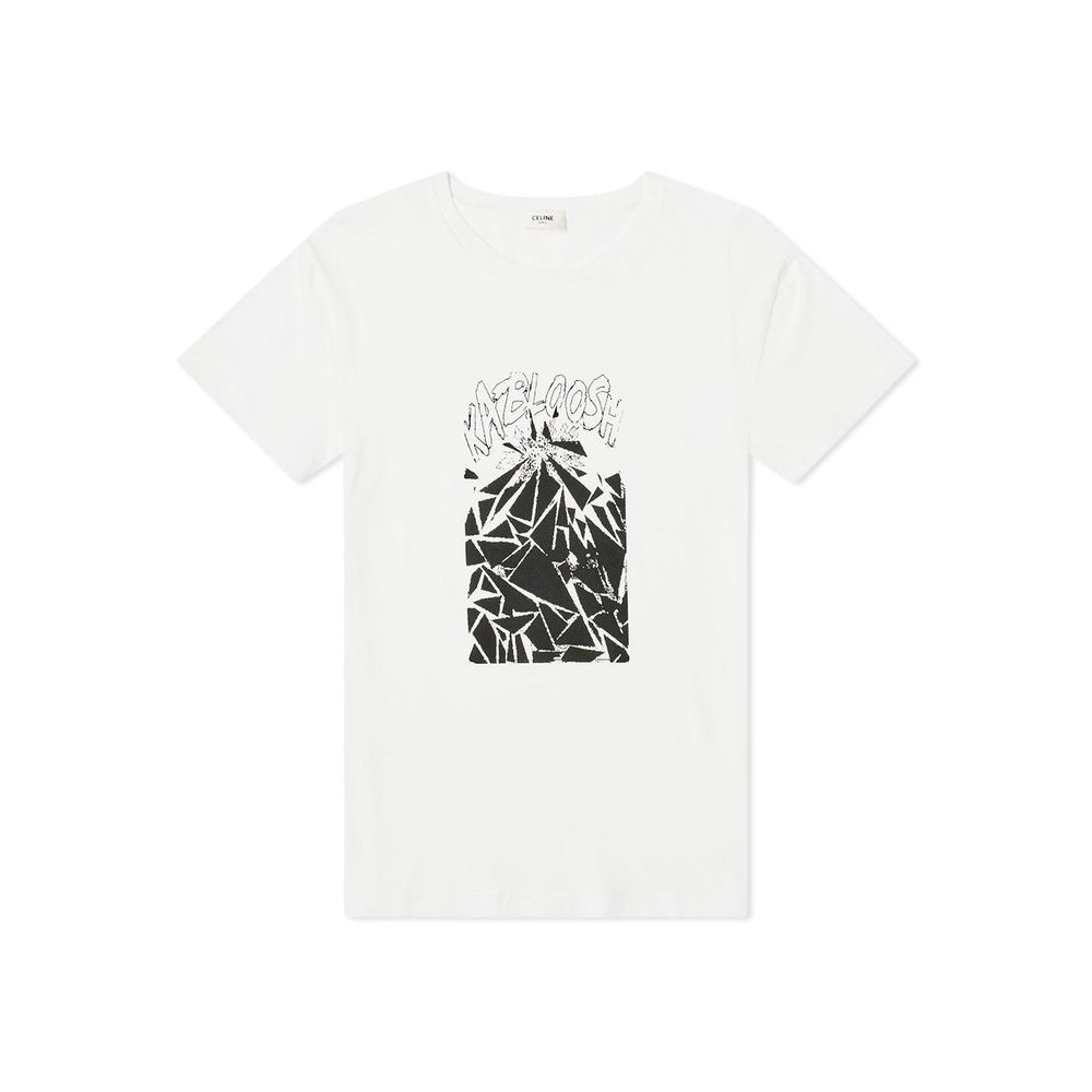 Graphic-Print Cotton T-Shirt — White