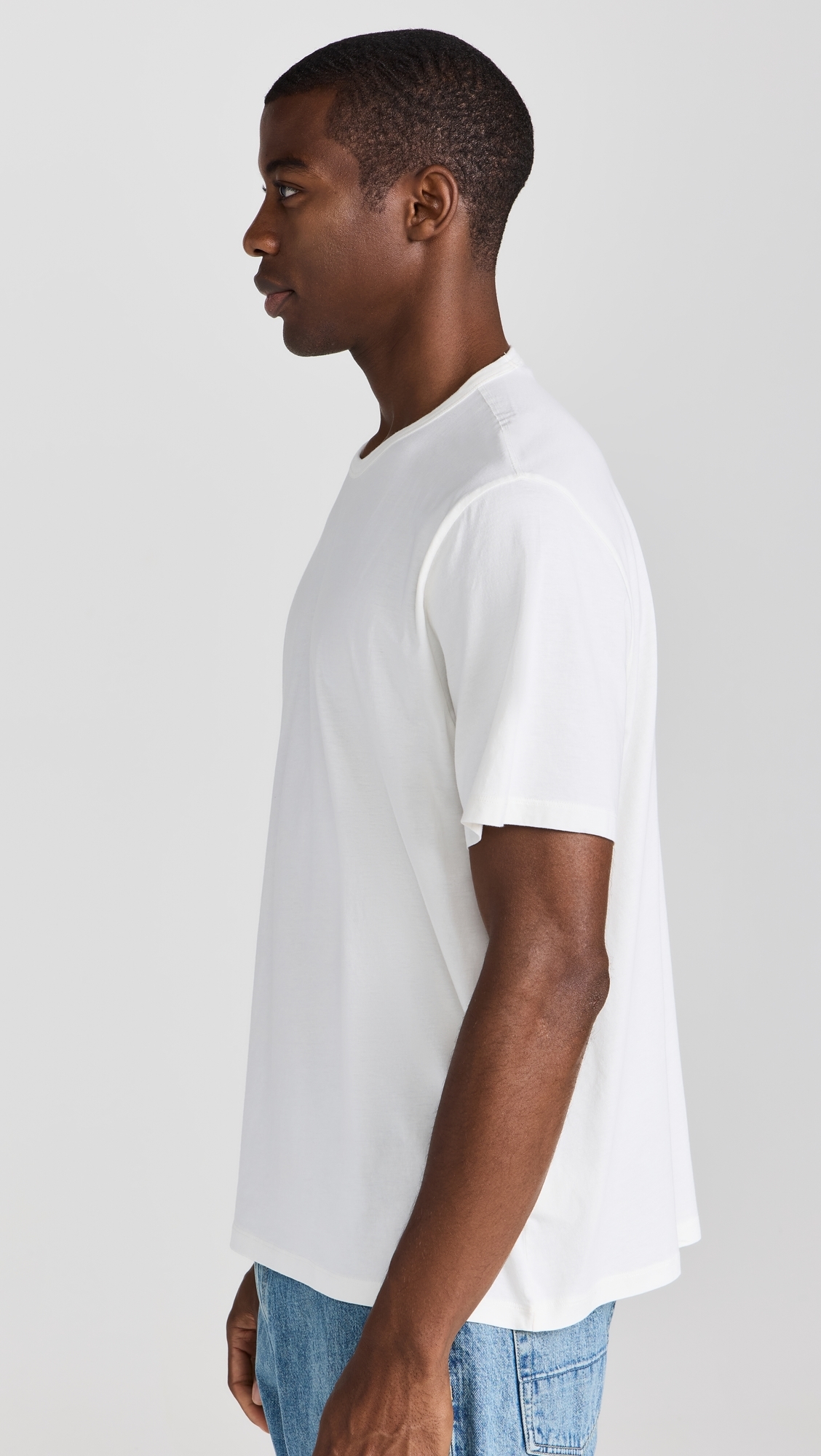 New Box T-Shirt White Clean Jersey