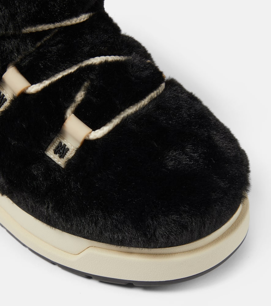 Amiri Malibu Hi faux shearling boots