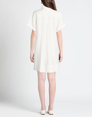 Woman Mini dress White Size 8 Cotton