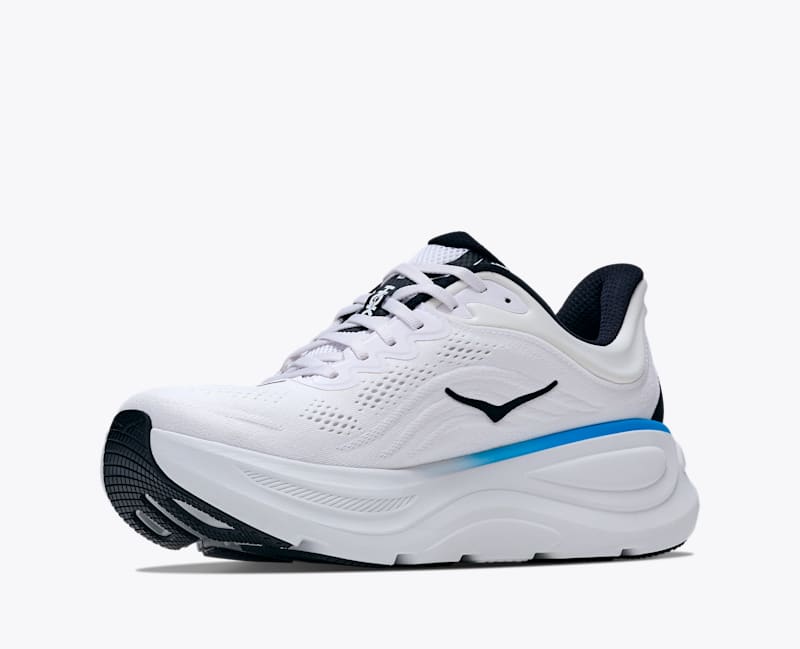 HOKA Men's Bondi 9 Shoes in Frost/Black