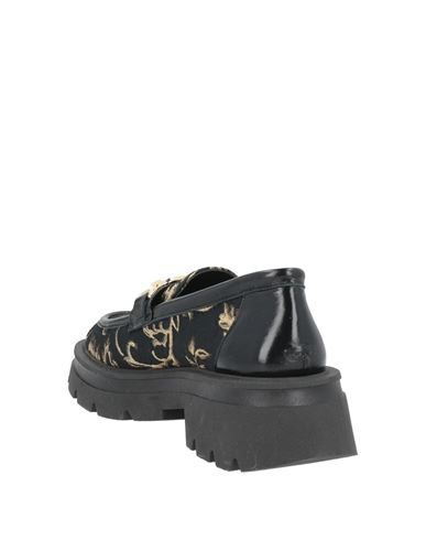 Woman Loafers Black Size 10 Textile fibers