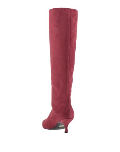Woman Boot Burgundy Size 8 Textile fibers