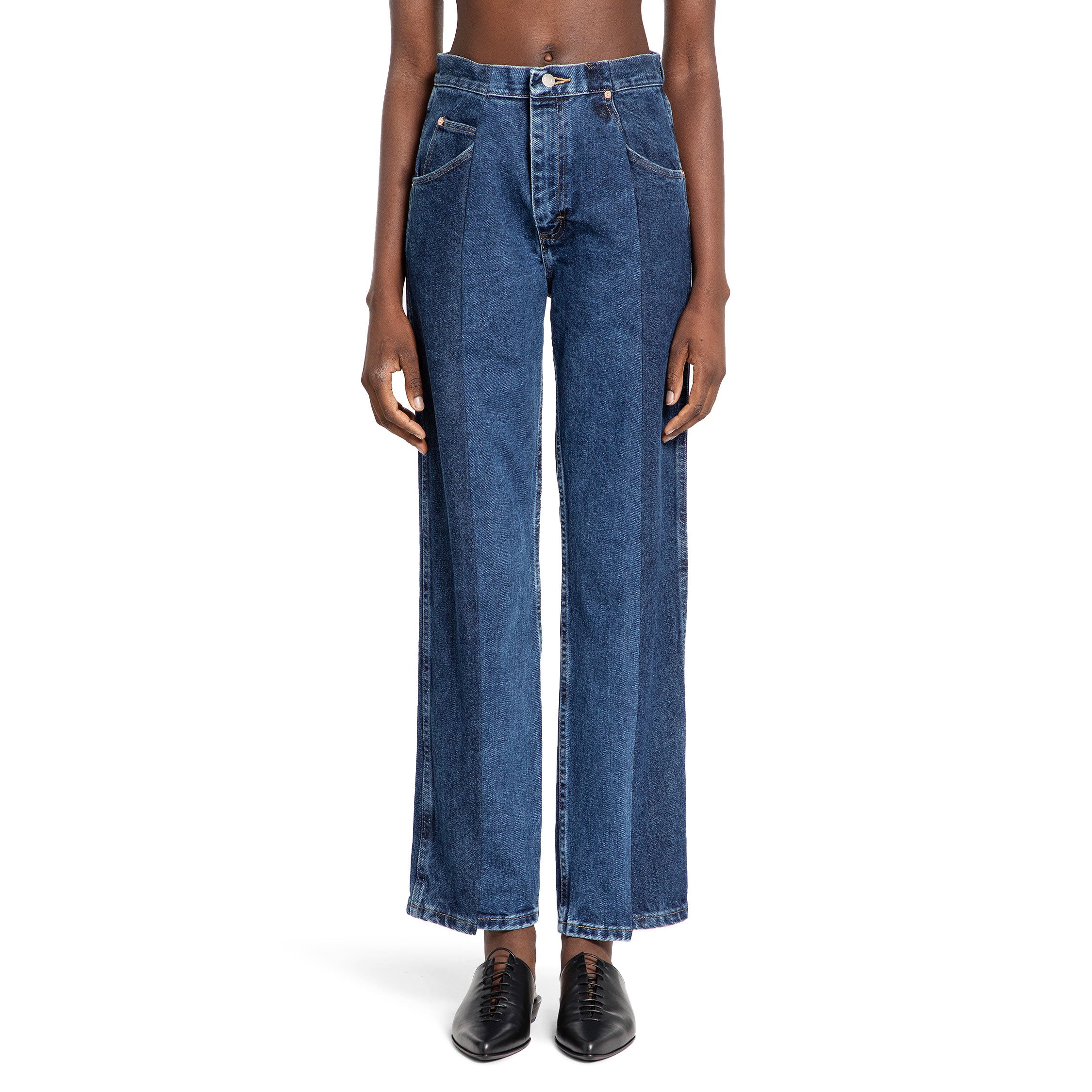E. L.V. DENIM WOMAN BLUE JEANS